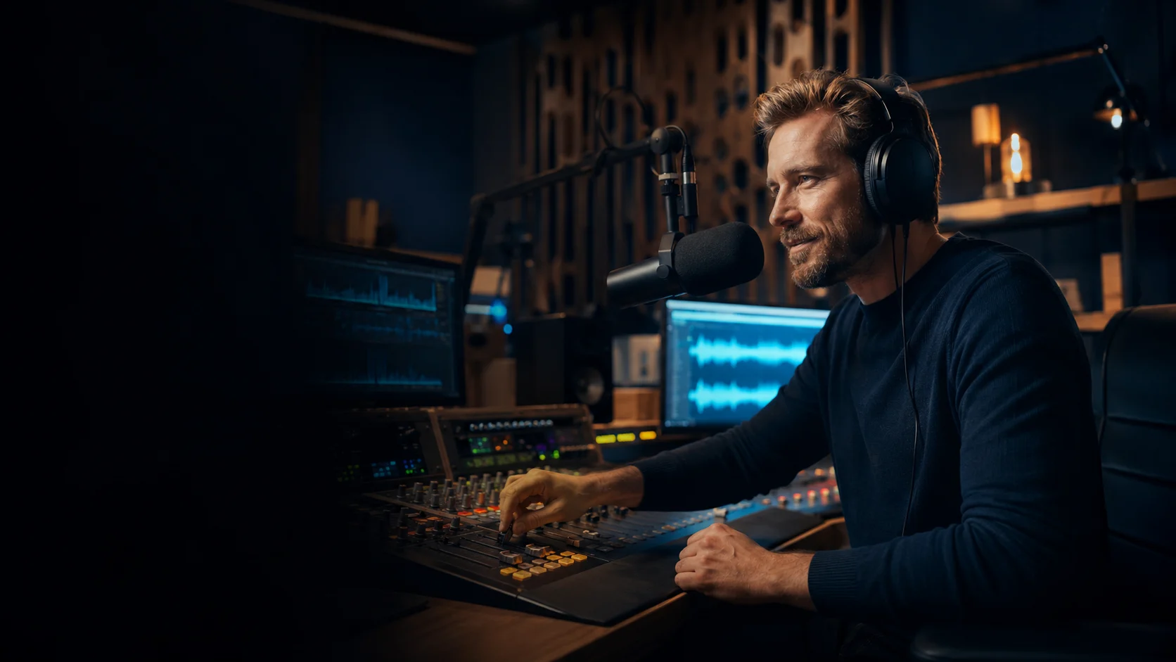 Moderator im Radiostudio – Webradio starten 2026 – Der komplette Leitfaden für ein erfolgreiches Internetradio