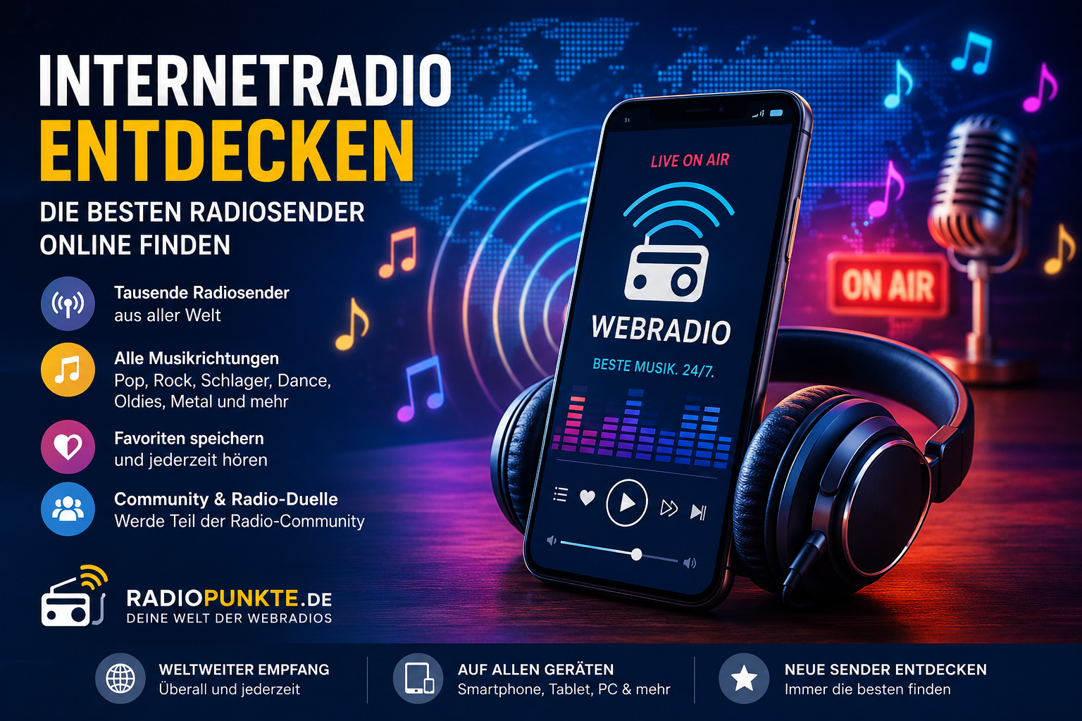 Radiopunkte.de: Warum Internetradio 2026 beliebter ist denn je